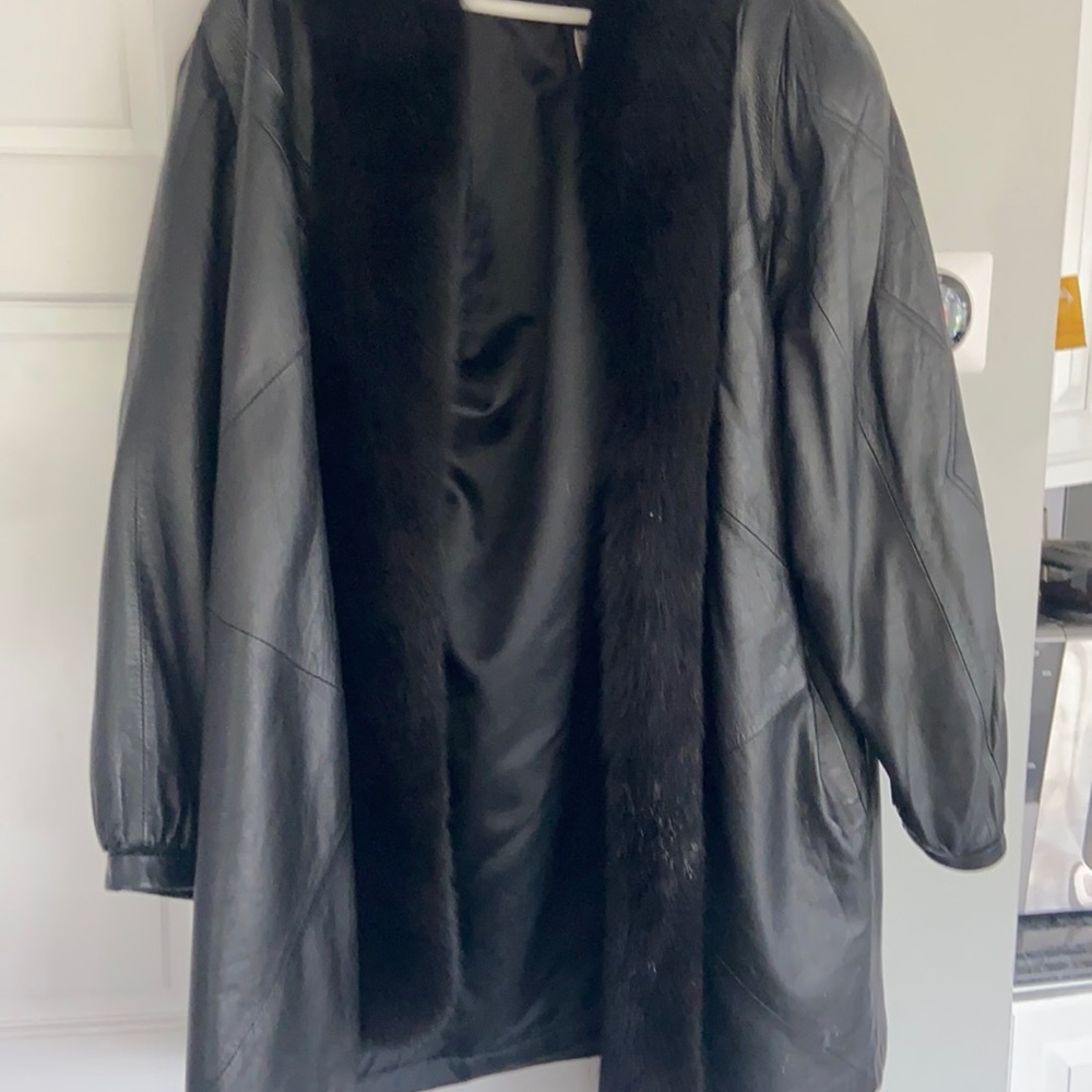 Leather and Fur Jacket